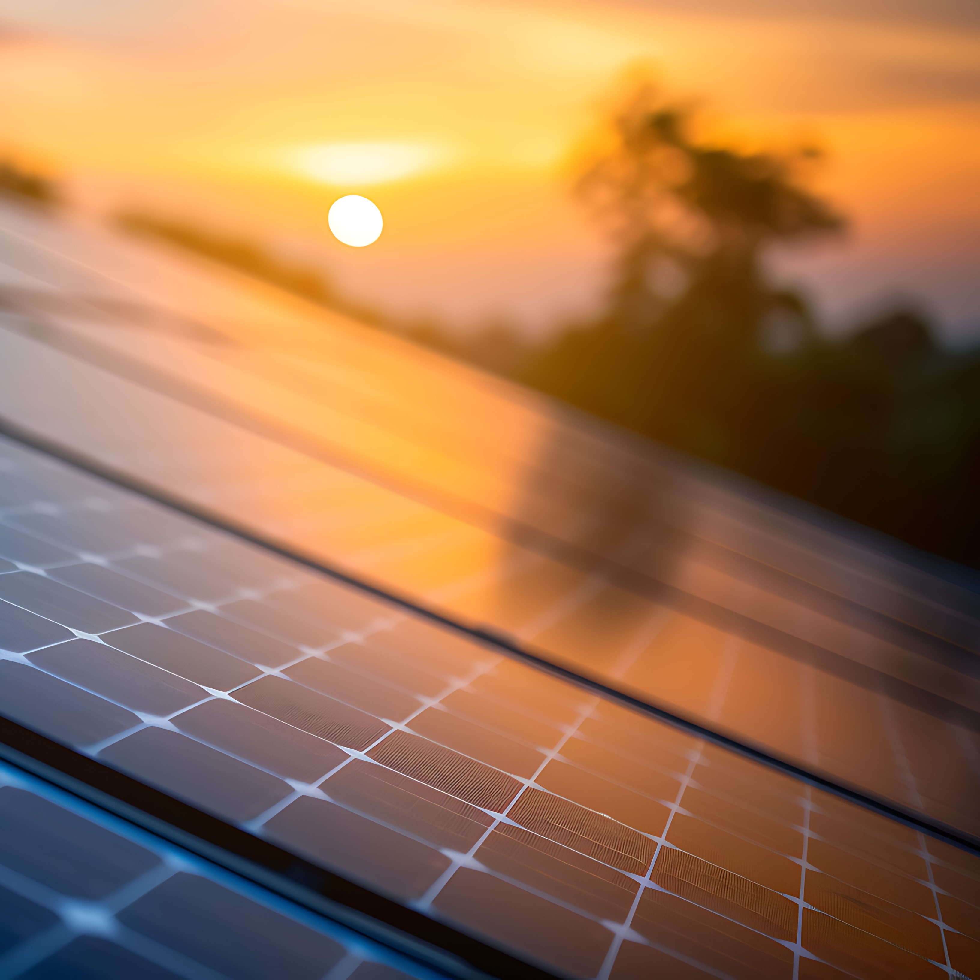 Solar energy developer installing panels on client rooftop